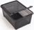 Переноска - отсадник для рептилий, 26 х 17,5 х 11,5 см, черная