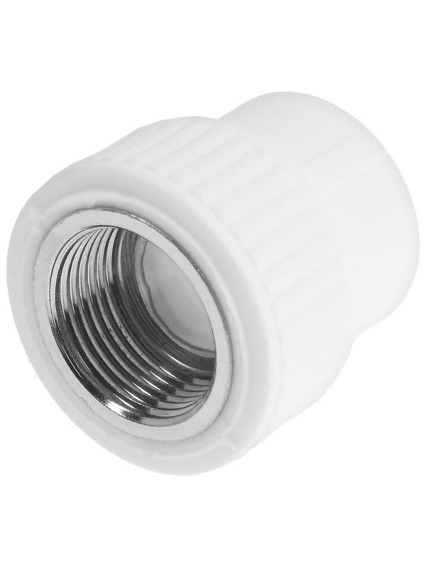 Муфта комбинированная ZEIN, полипропиленовая, внутренняя резьба, d=25 мм х 3/4