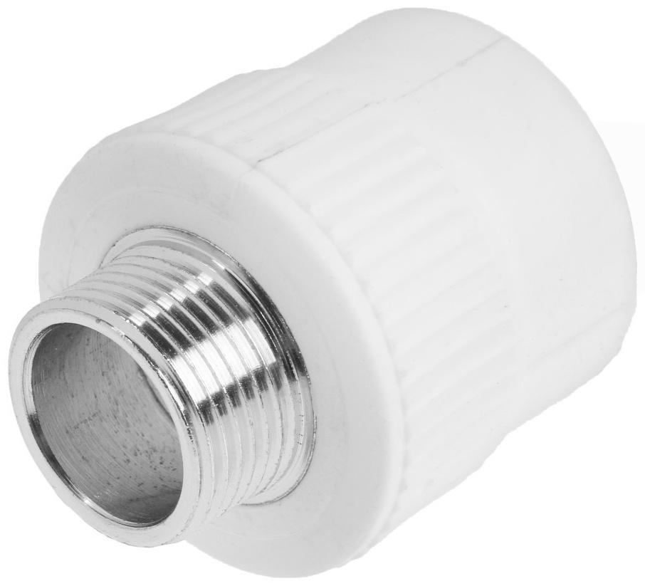 Муфта комбинированная ZEIN, полипропиленовая, наружная резьба, d=32 мм х 3/4