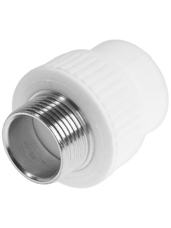 Муфта комбинированная ZEIN, полипропиленовая, наружная резьба, d=32 мм х 1