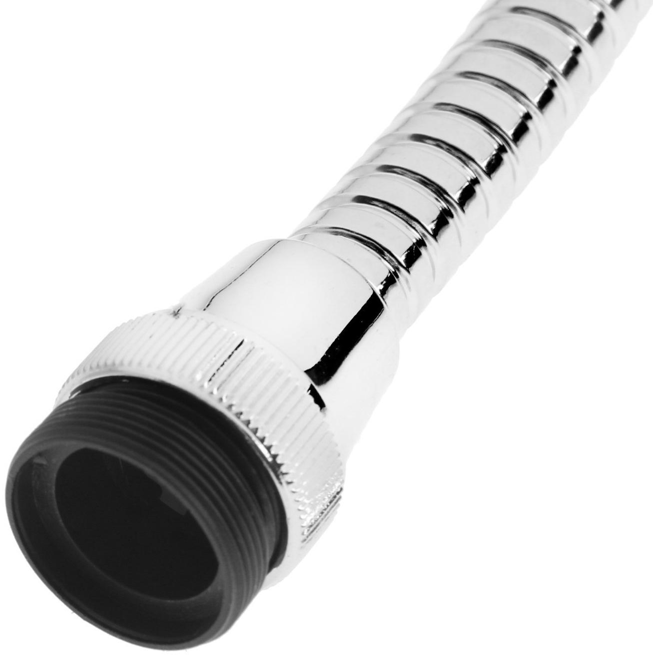 Аэратор ZEIN, регулировка потока, на гибком шланге, 170 мм, 3 режима, пластик, белый