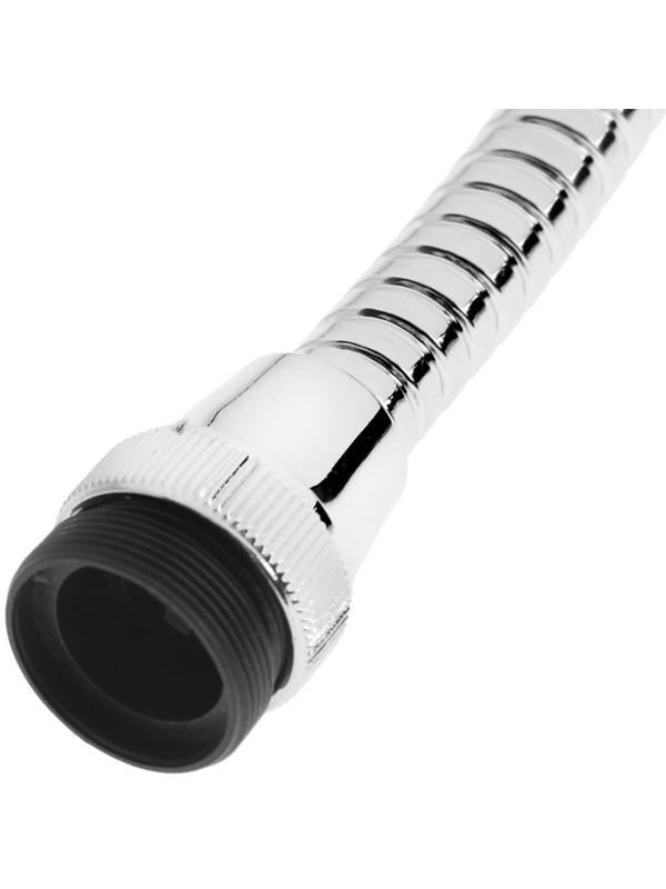 Аэратор ZEIN, регулировка потока, на гибком шланге, 170 мм, 3 режима, пластик, белый