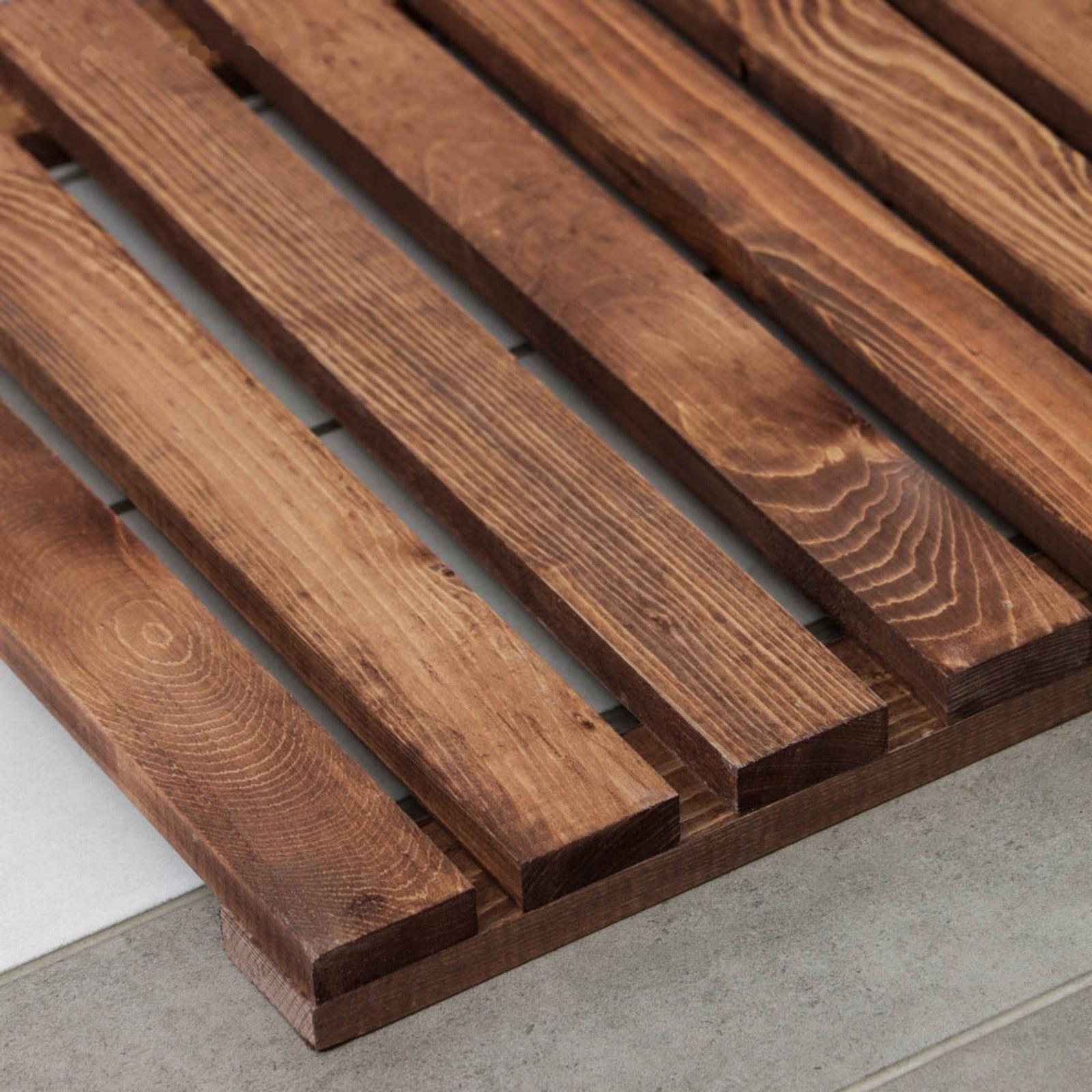 Решётка в ванную комнату под ноги, 70×42×3 см, с покрытием