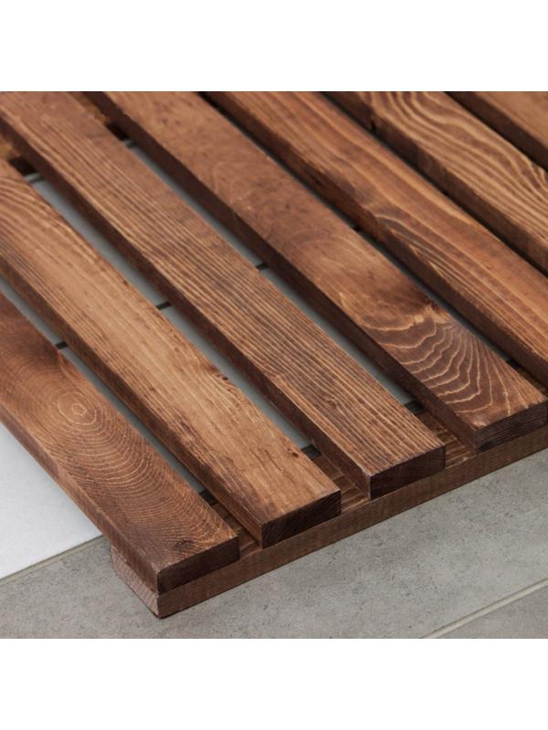 Решётка в ванную комнату под ноги, 70×42×3 см, с покрытием