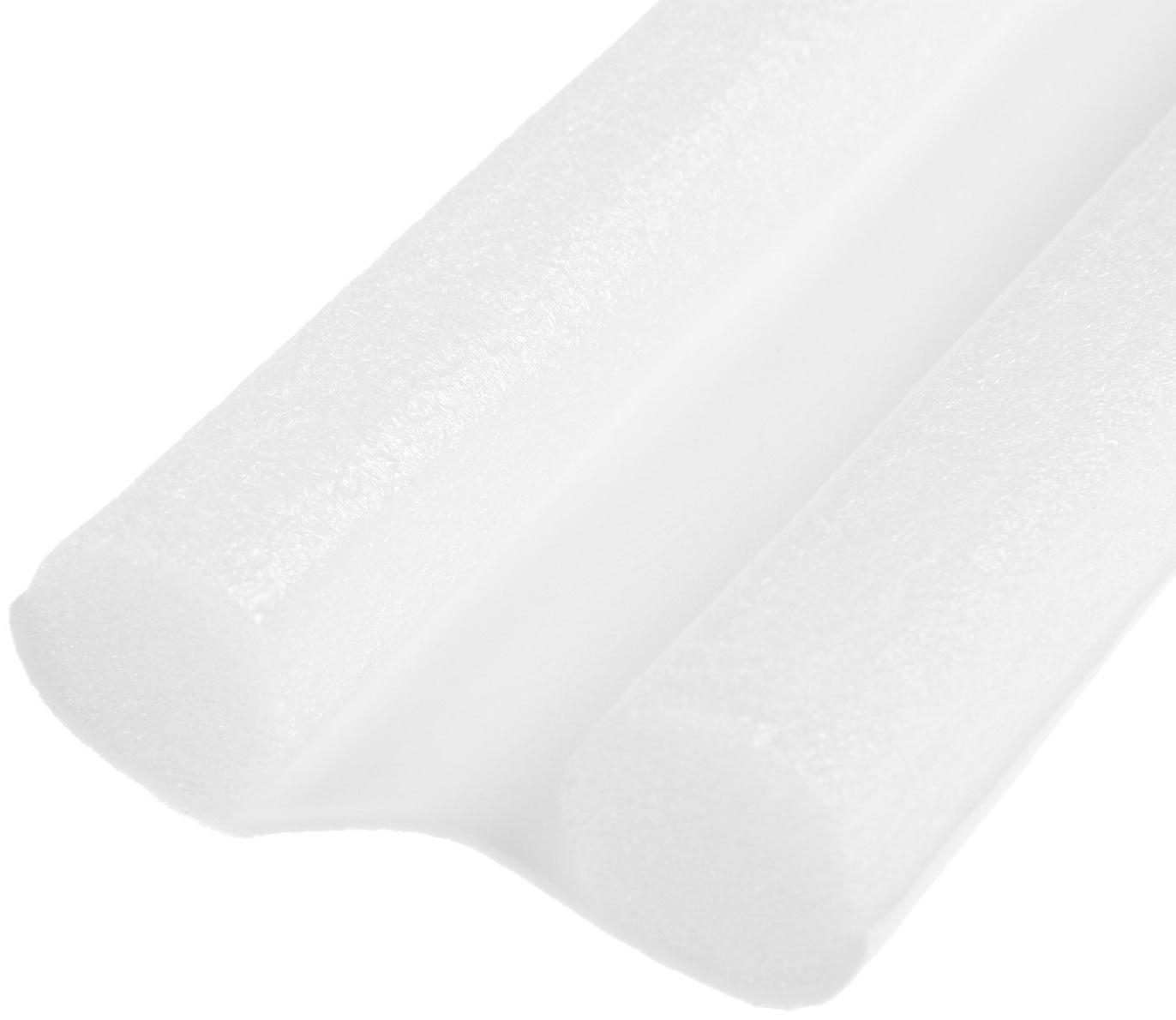 Защита от сквозняка и пыли ТУНДРА, 95х10 см, цвет белый