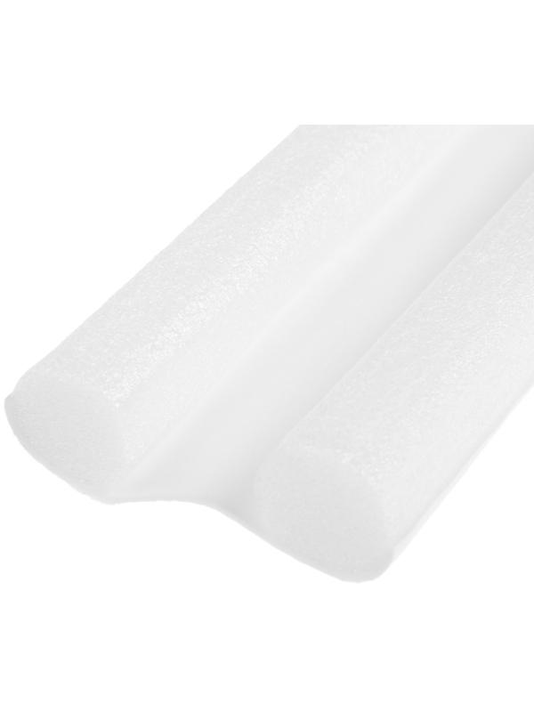 Защита от сквозняка и пыли ТУНДРА, 95х10 см, цвет белый