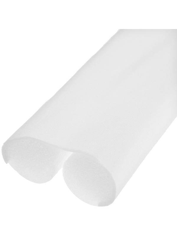 Защита от сквозняка и пыли ТУНДРА, 95х10 см, цвет белый