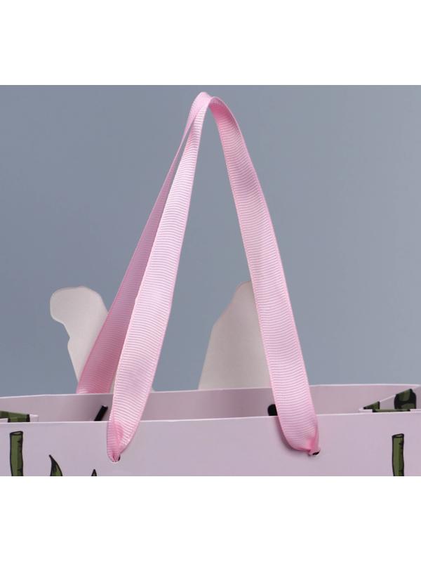 Пакет подарочный «Йога», 22 × 22 × 10 см