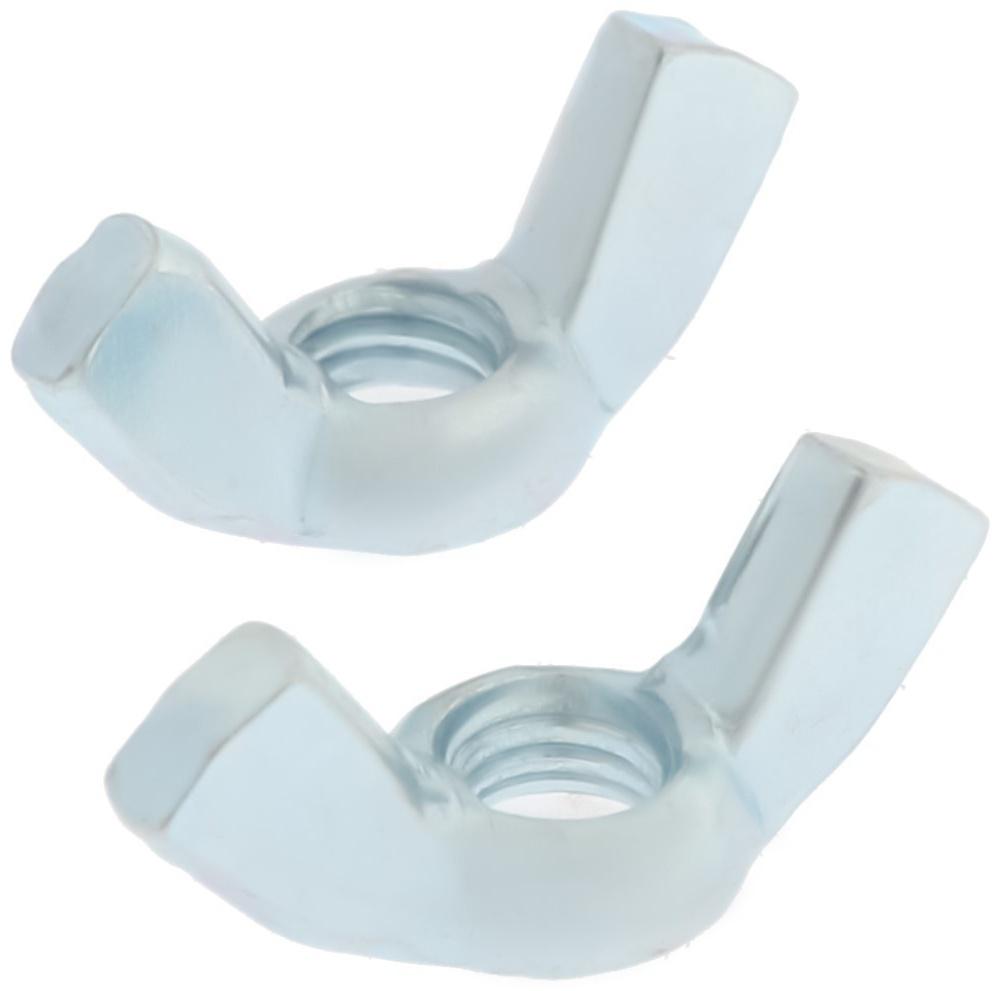 Гайка барашковая, ТУНДРА, DIN315 М6 белый цинк 100 шт