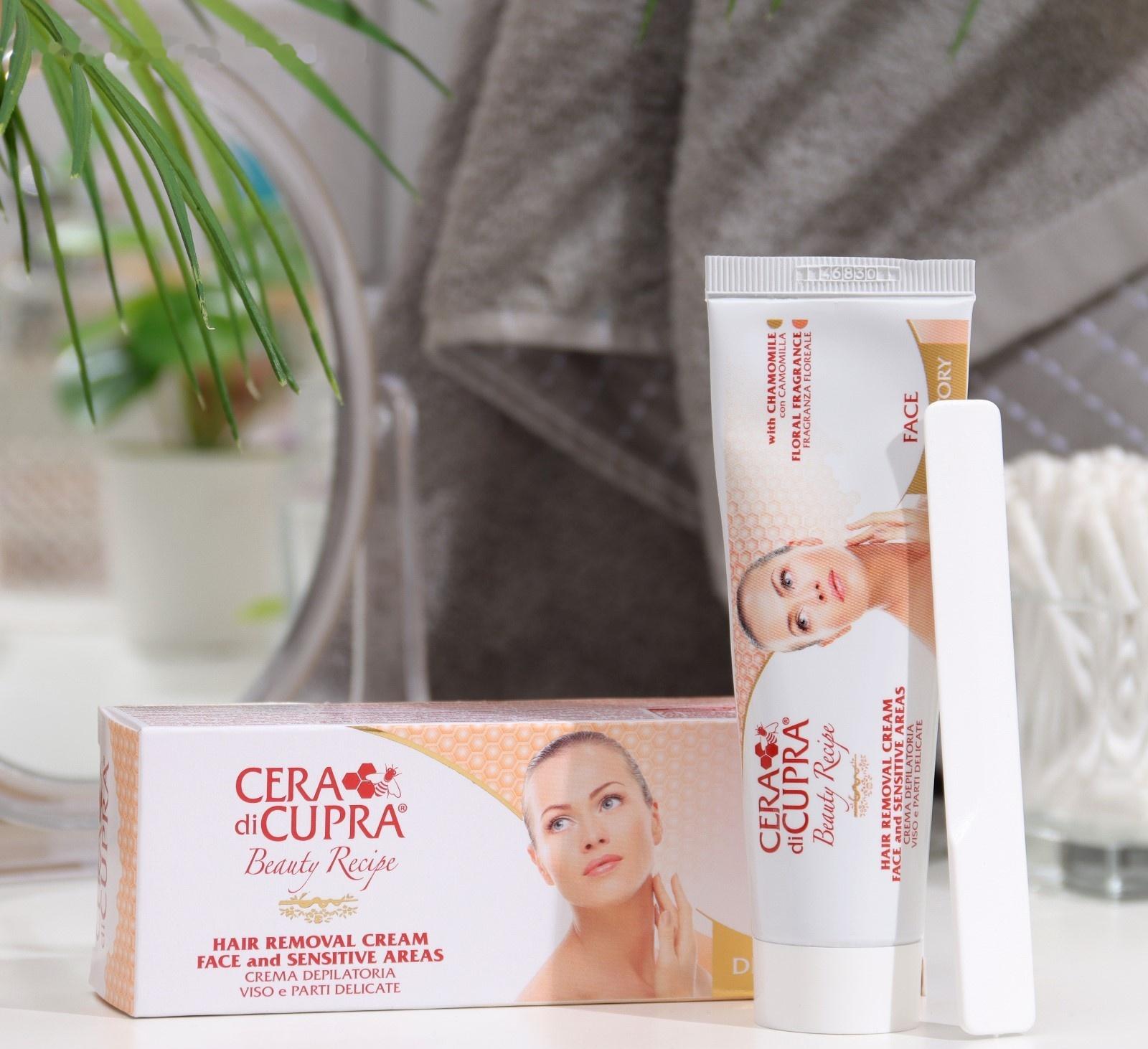 Крем-депилятор Cera di Cupra для чувствительных зон, 50 мл