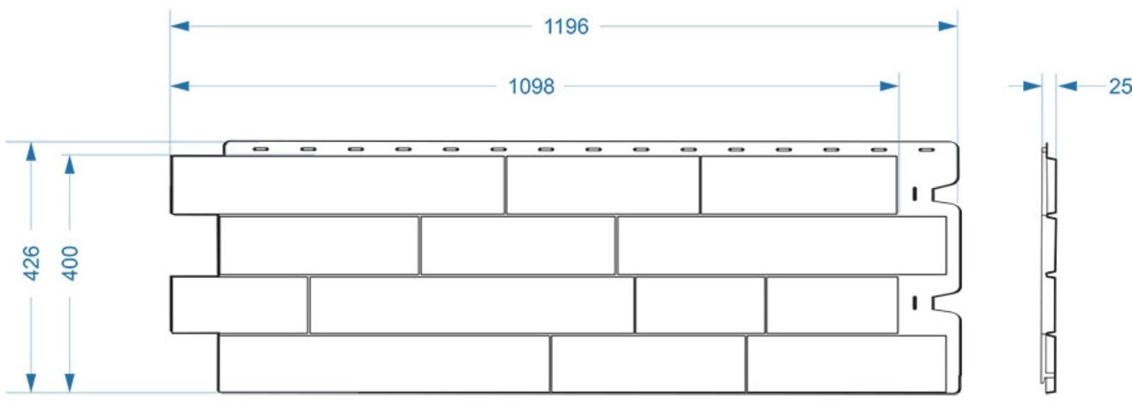 Фасадная панель Döcke STANDARD АЛТАЙ Кремовый