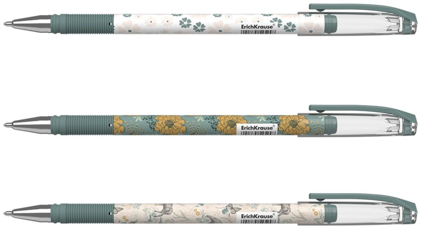 Ручка шариковая ErichKrause Natural Life Stick, узел 0,7мм, чернила синие