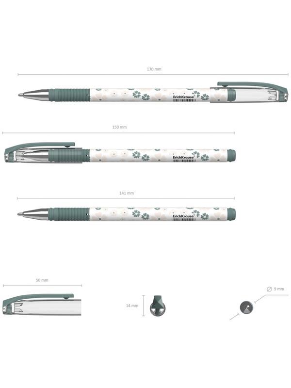 Ручка шариковая ErichKrause Natural Life Stick, узел 0,7мм, чернила синие