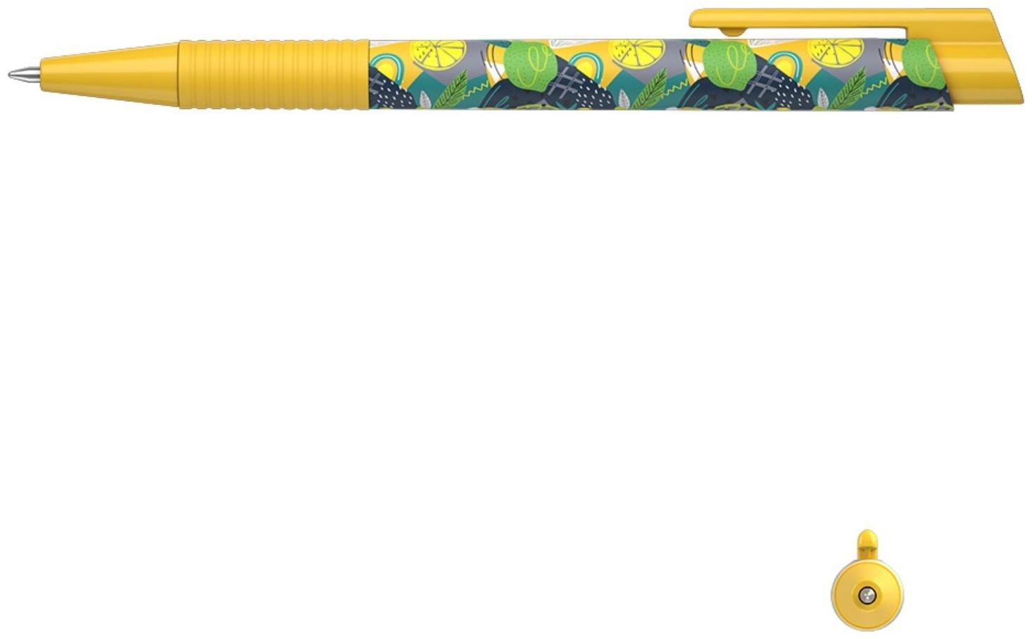 Ручка шариковая автомат ErichKrause ColorTouch Lime, узел 0,7мм, чернила синие