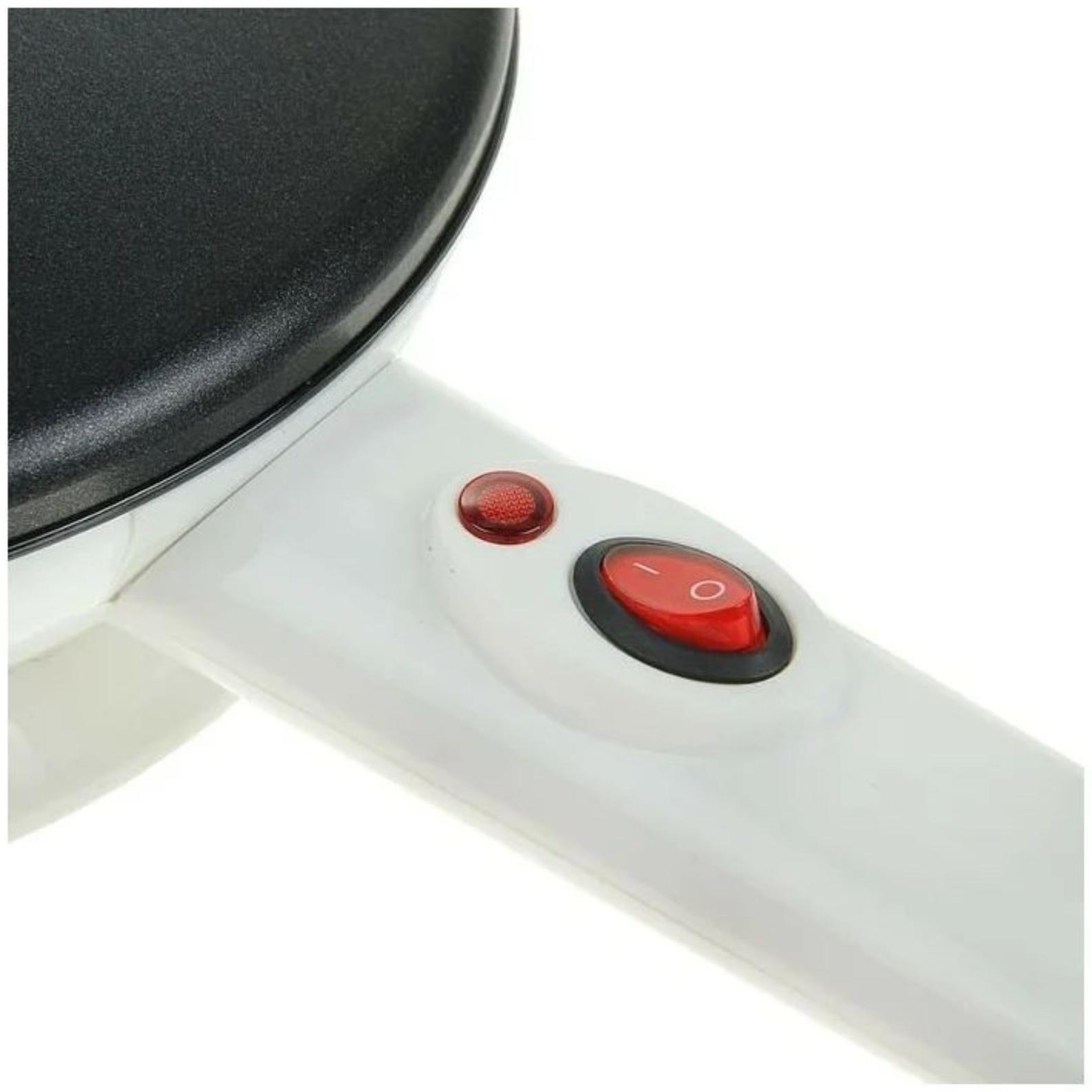 Блинница электрическая «Добряна-5», погружная, 800 Вт, d=20 см, цвет цвет белый