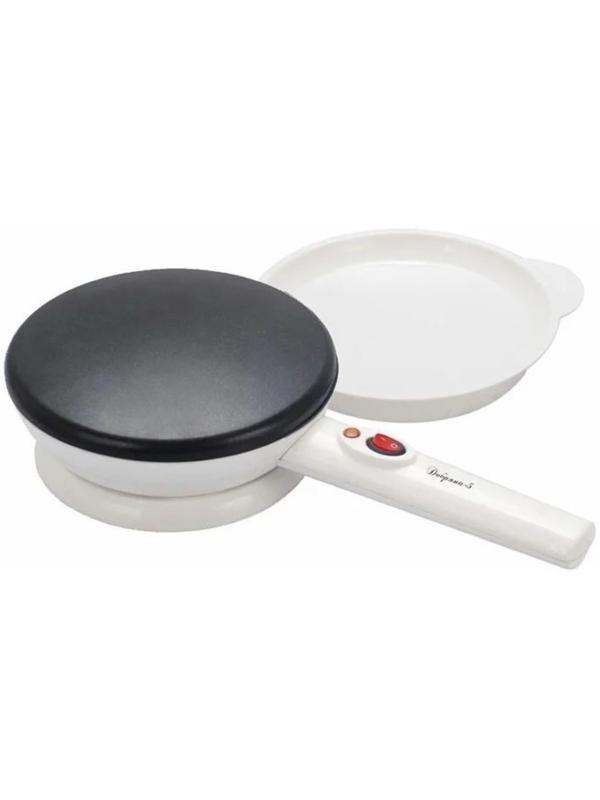 Блинница электрическая «Добряна-5», погружная, 800 Вт, d=20 см, цвет цвет белый