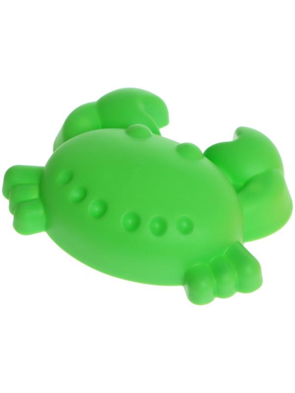 Песочный набор «Лето»: ведро, лопатка, грабли, формочка, в сетке