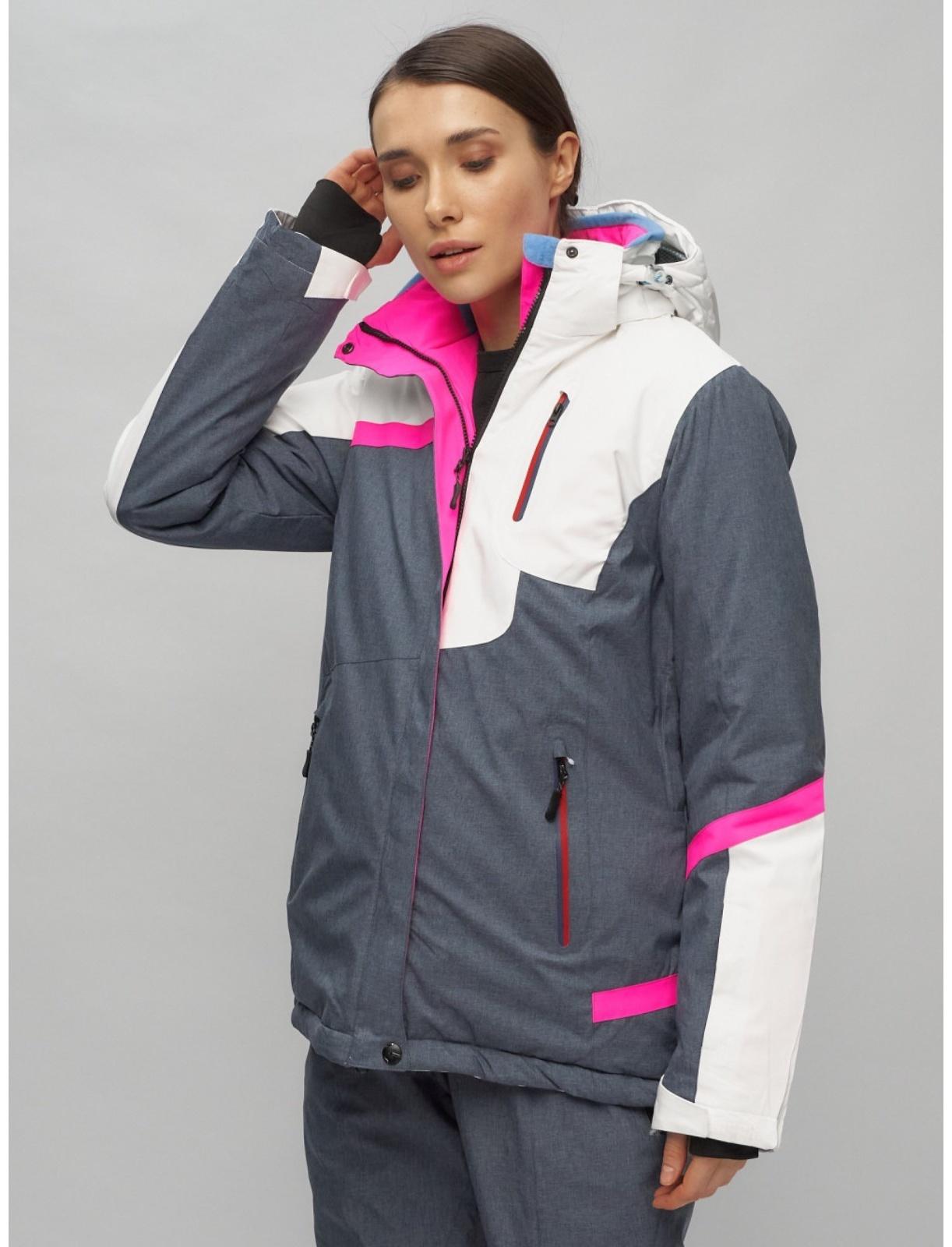 Костюм горнолыжный женский, размер 42, цвет белый