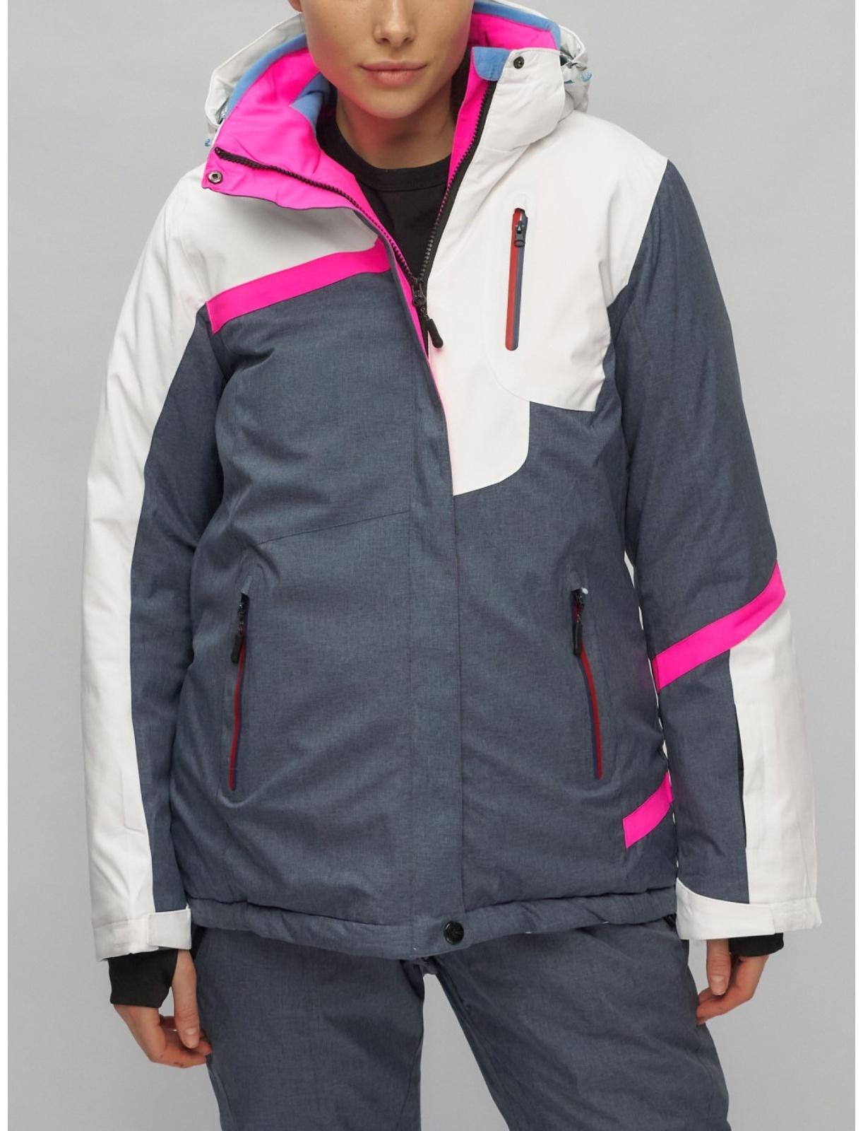 Костюм горнолыжный женский, размер 42, цвет белый