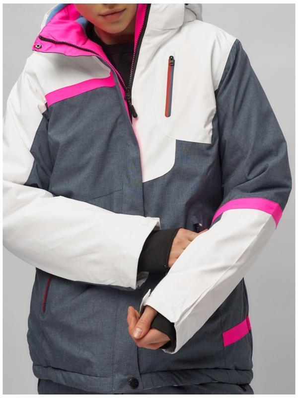 Костюм горнолыжный женский, размер 42, цвет белый