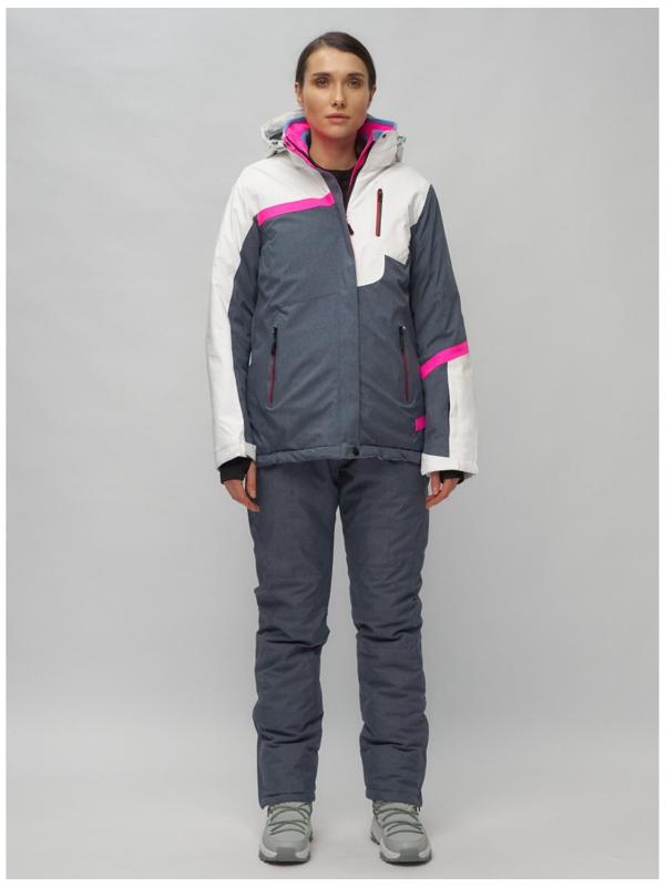 Костюм горнолыжный женский, размер 42, цвет белый