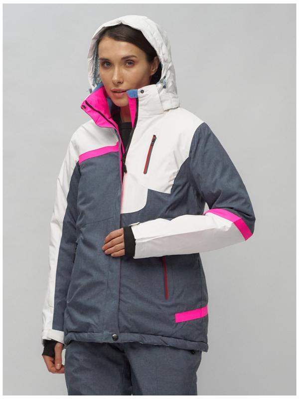 Костюм горнолыжный женский, размер 42, цвет белый