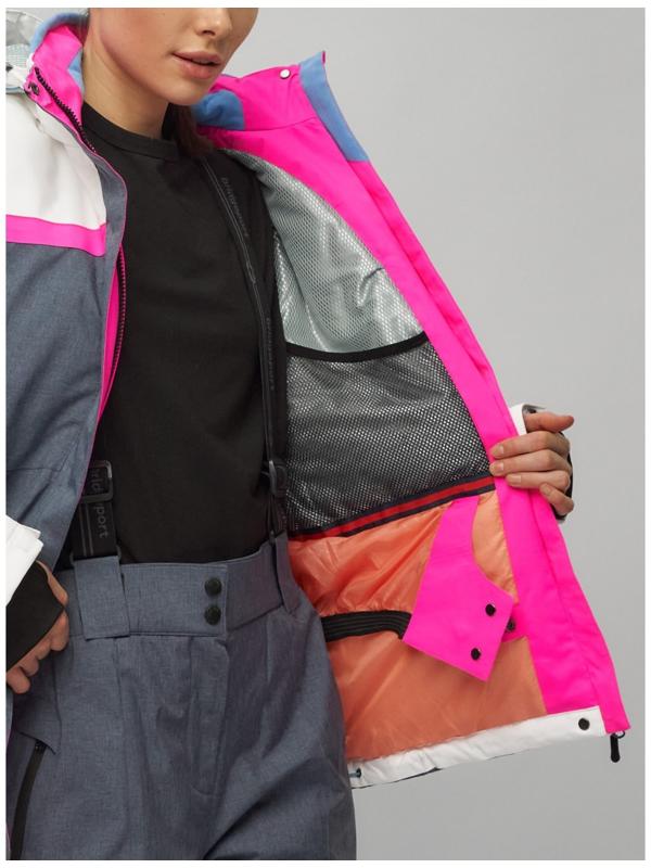 Костюм горнолыжный женский, размер 42, цвет белый