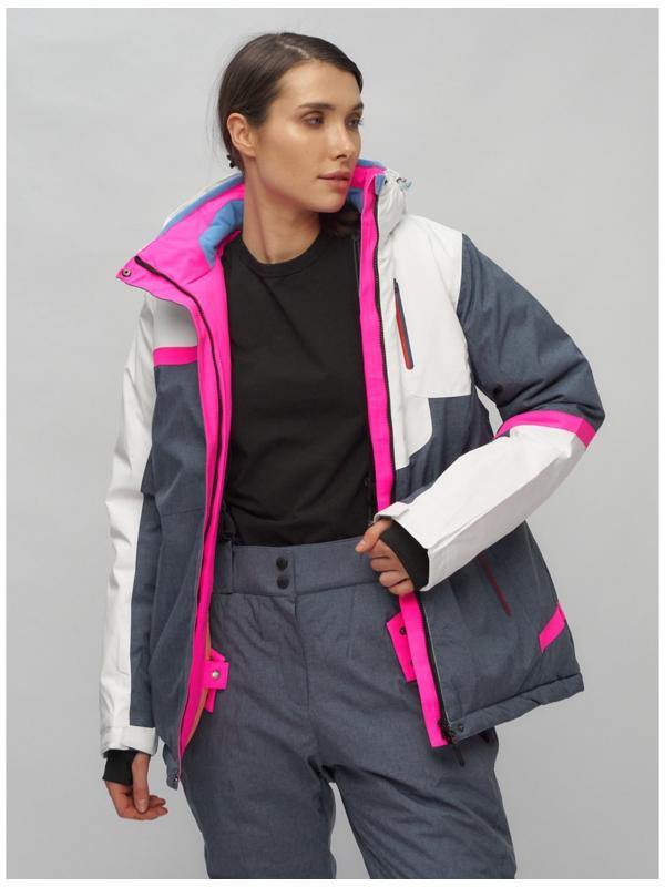 Костюм горнолыжный женский, размер 42, цвет белый