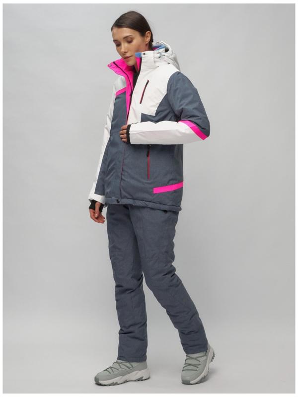 Костюм горнолыжный женский, размер 42, цвет белый