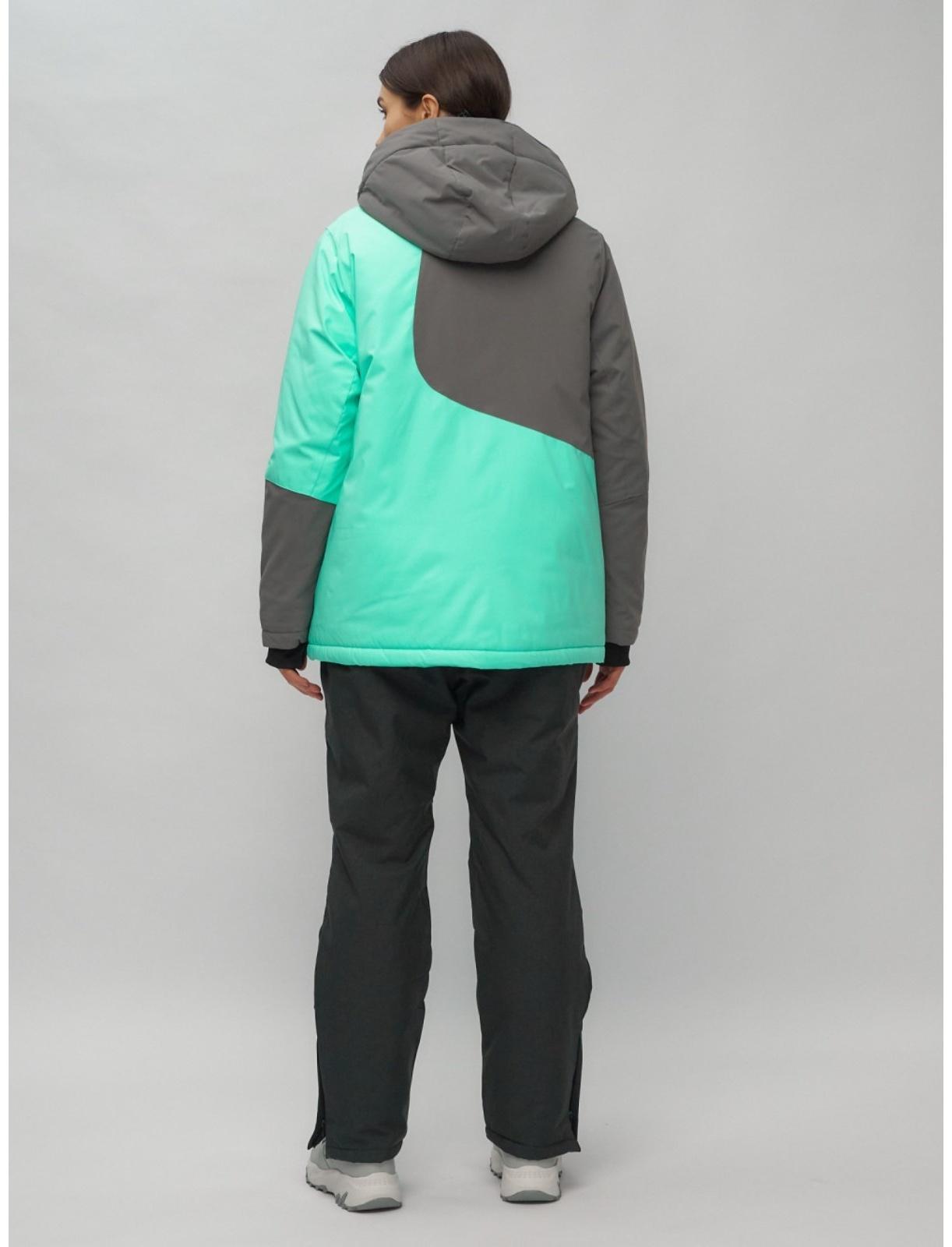 Костюм горнолыжный женский, размер 54, цвет бирюзовый