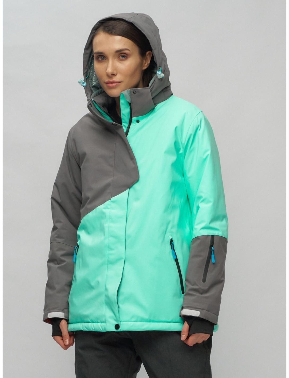 Костюм горнолыжный женский, размер 54, цвет бирюзовый