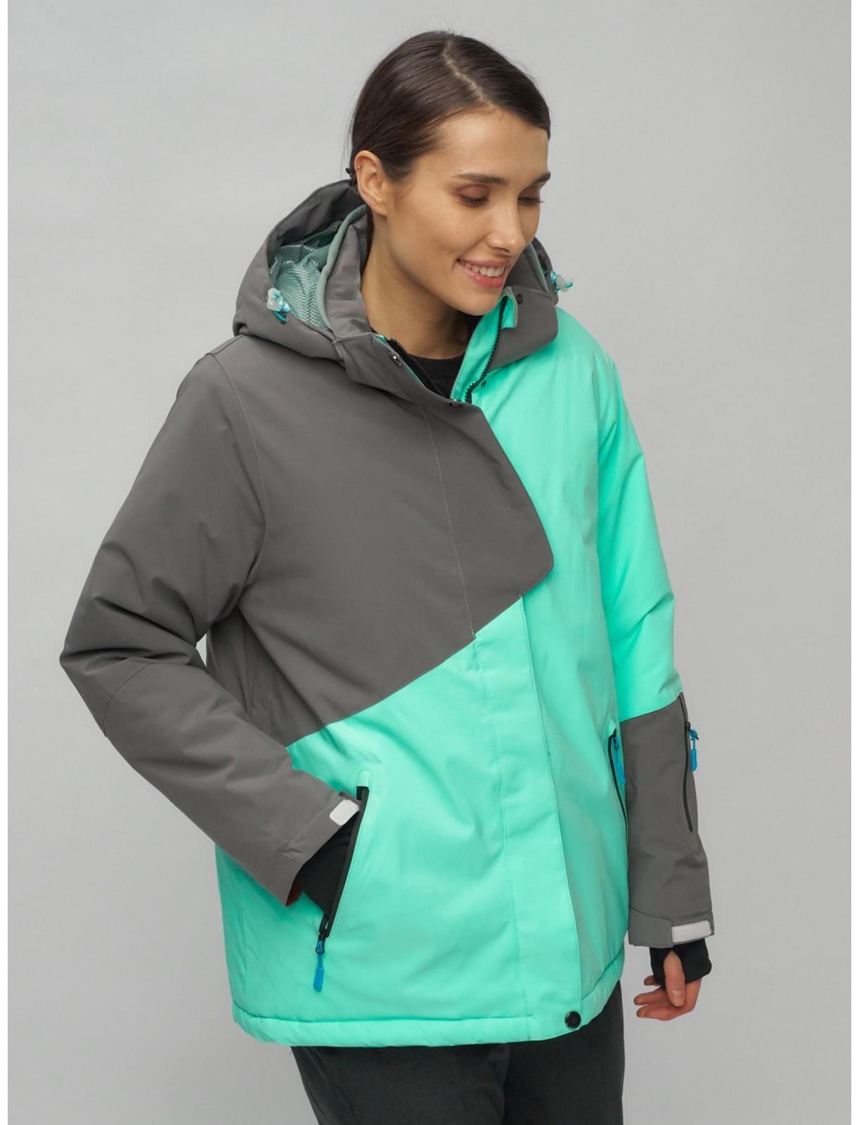 Костюм горнолыжный женский, размер 54, цвет бирюзовый