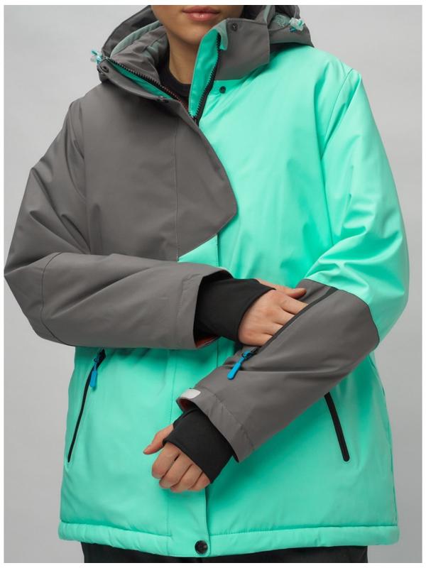 Костюм горнолыжный женский, размер 54, цвет бирюзовый