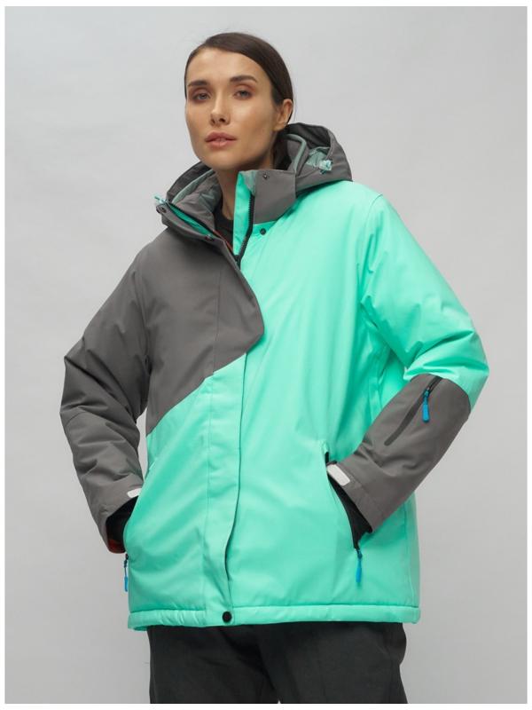 Костюм горнолыжный женский, размер 54, цвет бирюзовый