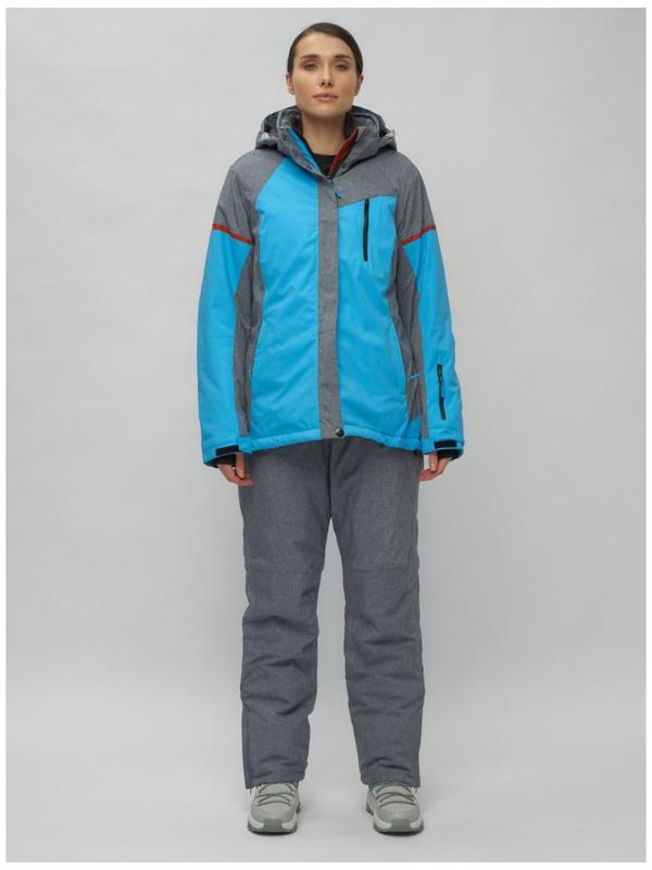 Костюм горнолыжный женский, размер 54, цвет синий