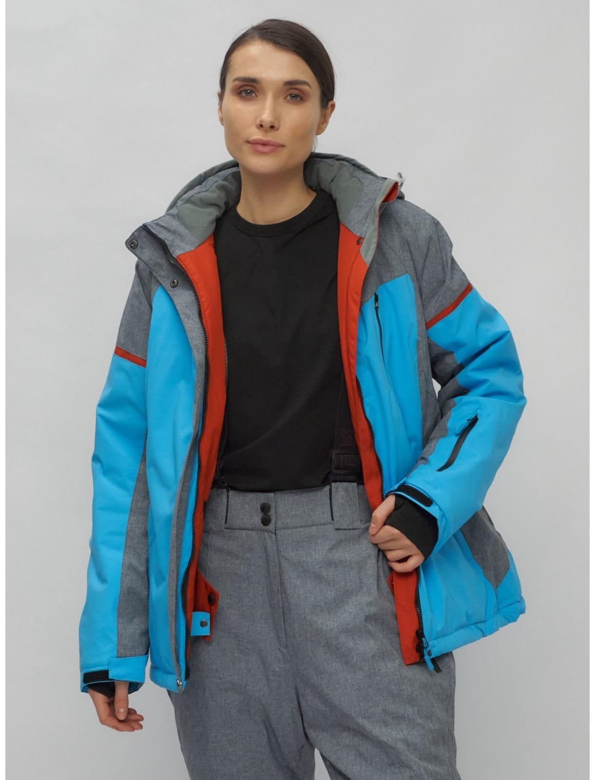 Костюм горнолыжный женский, размер 56, цвет синий