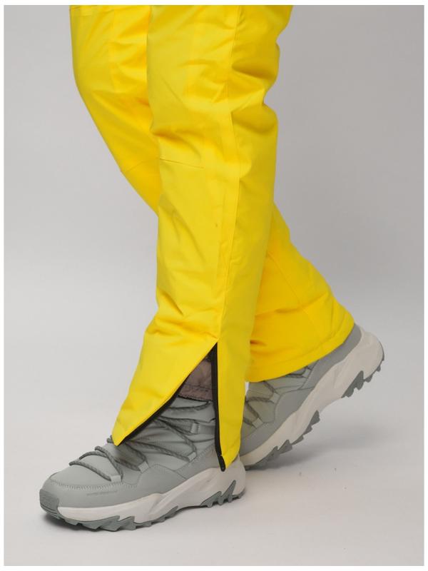 Костюм горнолыжный женский, размер 50, цвет жёлтый