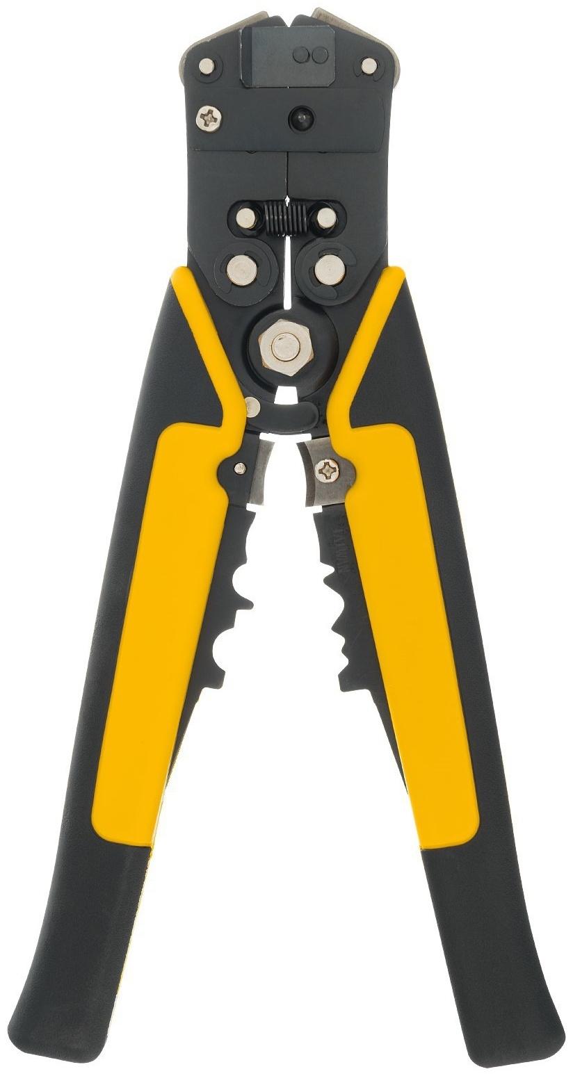 Щипцы для зачистки электропроводов Denzel 17742, функция обрезания проводов, 0.2 - 6 мм2