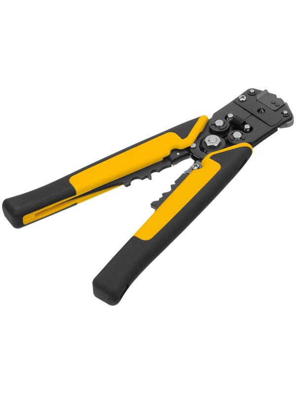 Щипцы для зачистки электропроводов Denzel 17742, функция обрезания проводов, 0.2 - 6 мм2