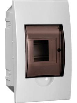 Бокс IEK MKP12-V-04-41-G 4 мод, встраиваемый, пластик, IP41