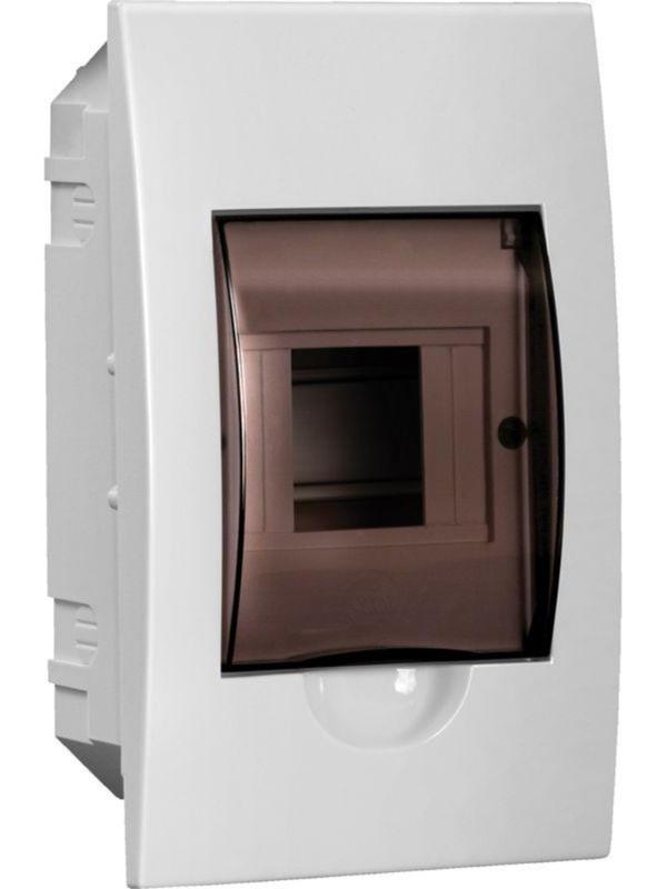 Бокс IEK MKP12-V-04-41-G 4 мод, встраиваемый, пластик, IP41