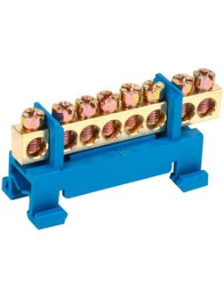 Шина нулевая IEK YNN10-69-8P-K07, DIN-изолированный