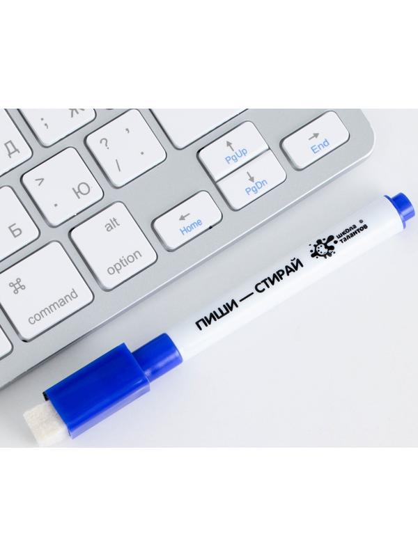 Расписание уроков «Животные в космосе» А4, многоразовое магнитное с маркером