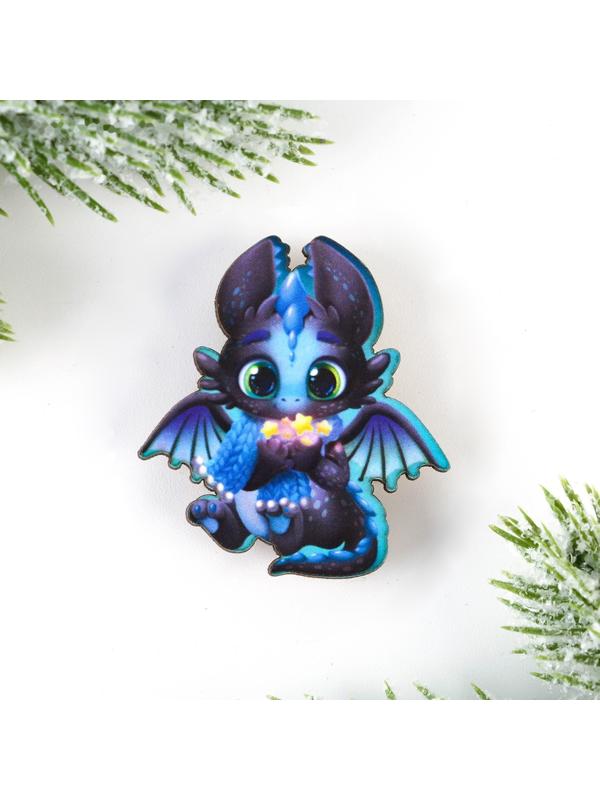 Значок новогодний 