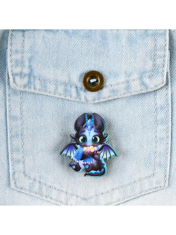 Значок новогодний 