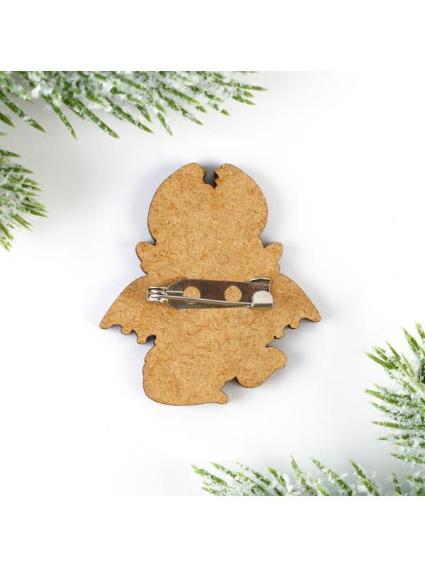 Значок новогодний 