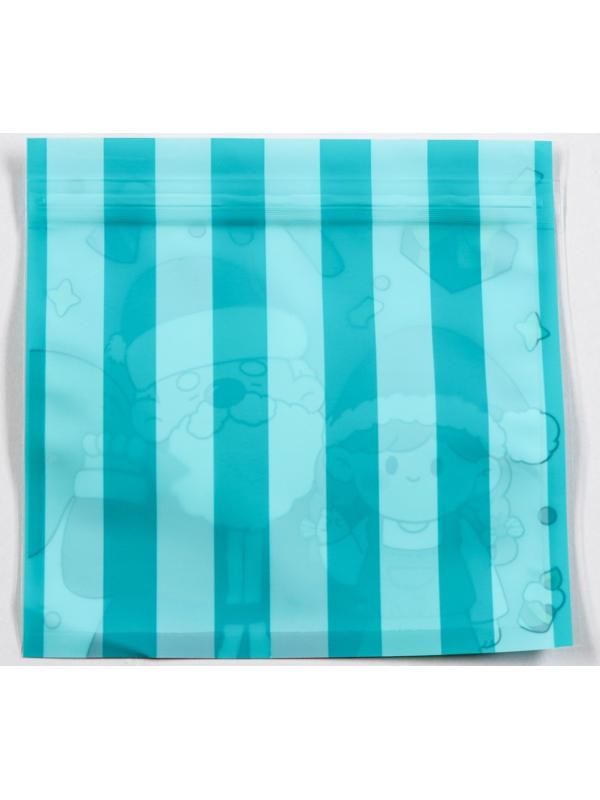 Пакет подарочный, с zip-lock застежкой 13.5 х 13.5 см