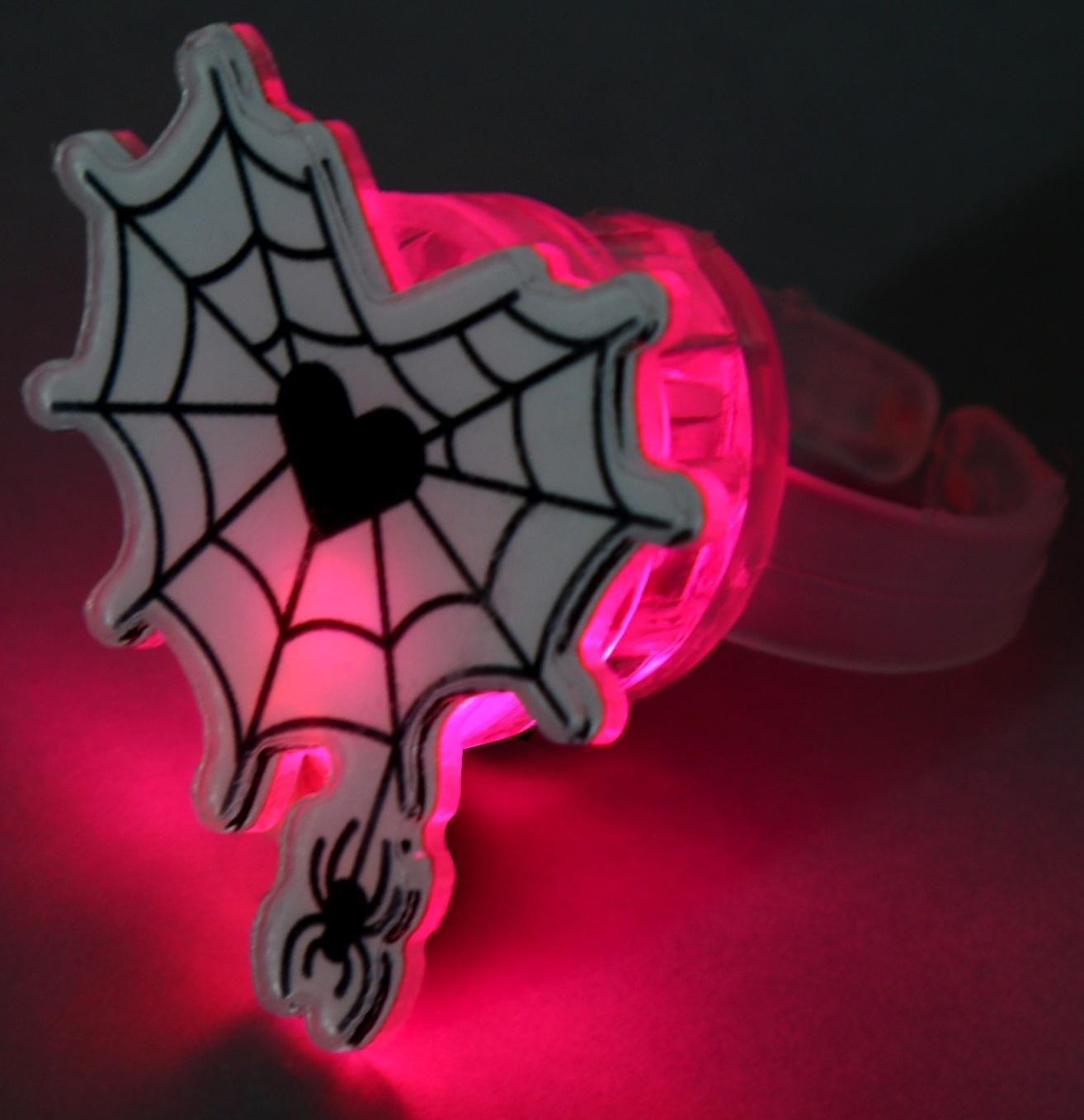 Кольцо с огоньком МИКС Хэллоуин