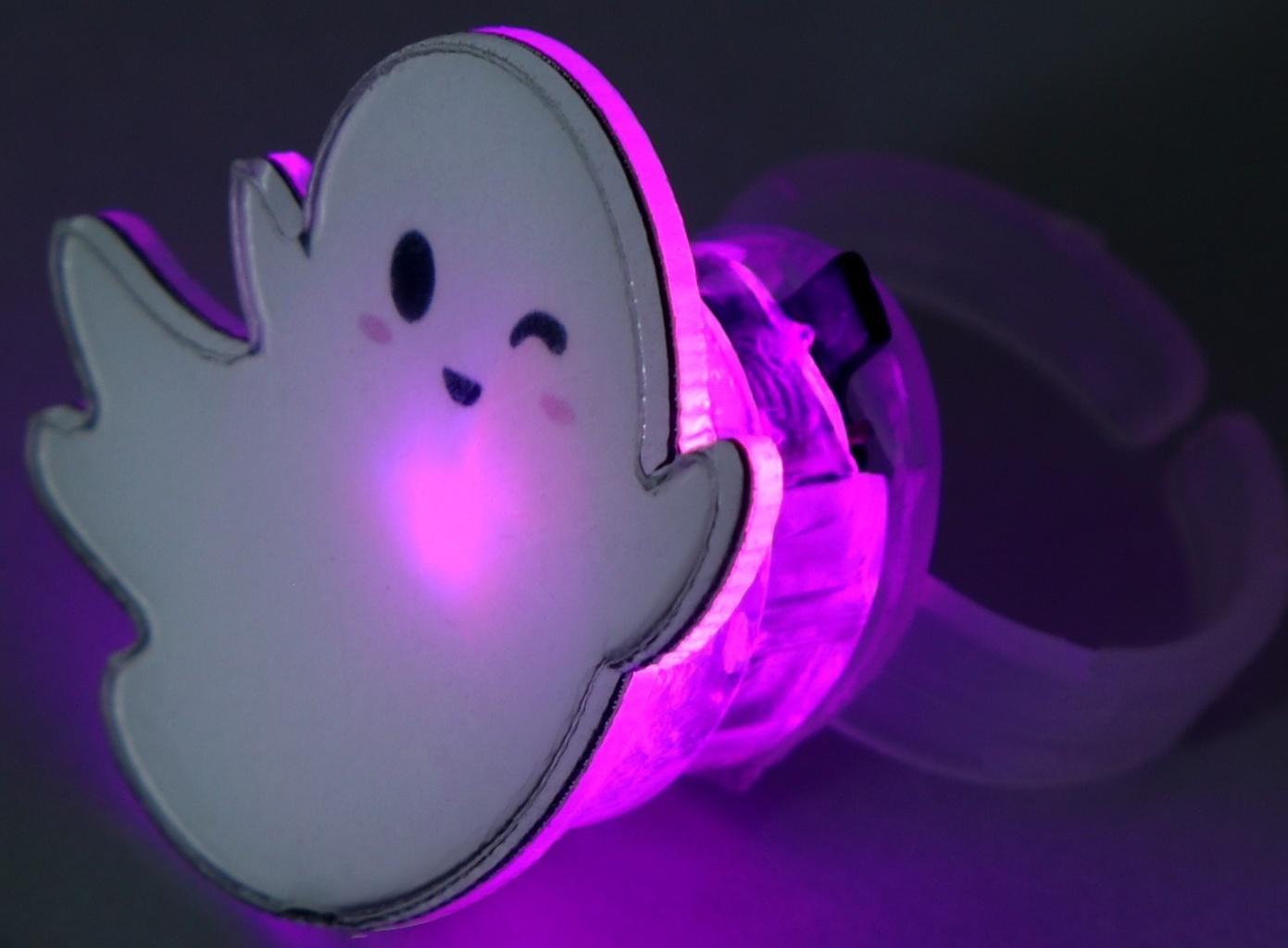 Кольцо с огоньком МИКС Хэллоуин