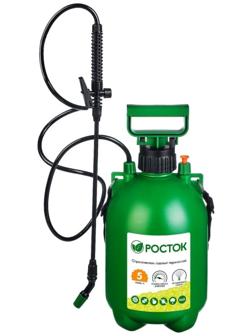Опрыскиватель помповый, 5 л, переносной, зелёный, «РОСТОК»